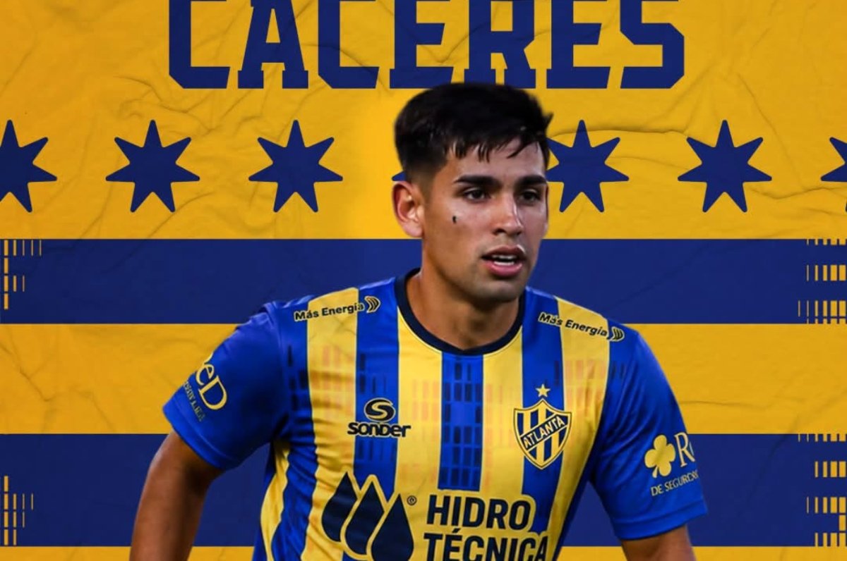 Atlanta abrochó a Franco Cáceres como nuevo refuerzo